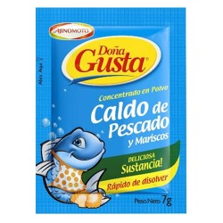 DOÑA GUSTA - FLAVOR FISH BOUILLON SEASONING - PACK X 20 SACHETS