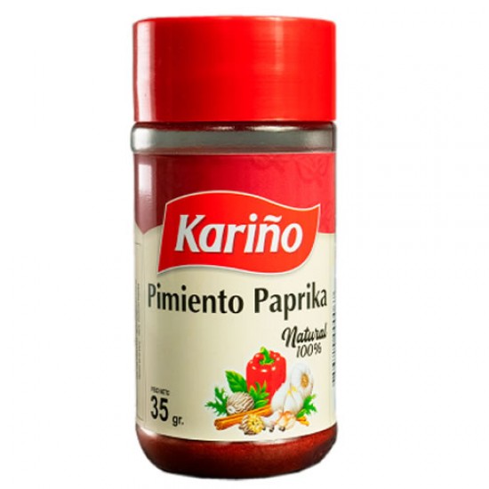 KARIÑO  - PERUVIAN GROUND PAPRIKA  PEPPERS , JAR X 40 GR