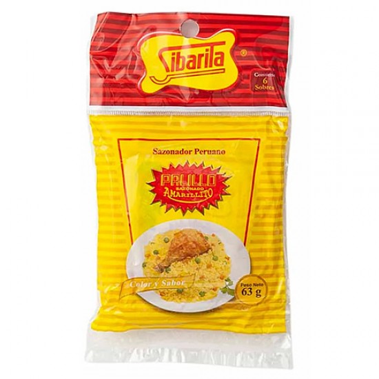 SIBARITA - PALILLO POWDER SEASONING - BAG X 57 GR (6 SACHETS)