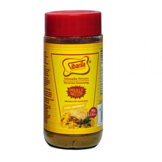 SIBARITA - PERUVIAN PALILLO SEASONING ( TURMERIC),JAR X 80 GR