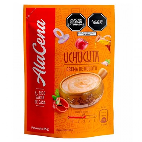 UCHUCUTA ALACENA -  ROCOTO CHILLI SAUCE CREAM , SACHET X 85 GR 