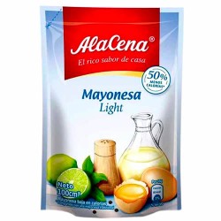 ALACENA - LIGHT MAYONNAISE CREAM , SACHET X 100 GR 