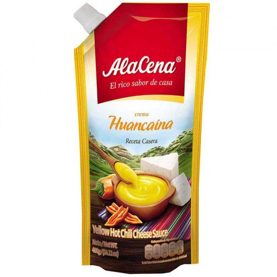 ALACENA - HUANCAINA PERUVIAN SAUCE , SACHET X  400 GR