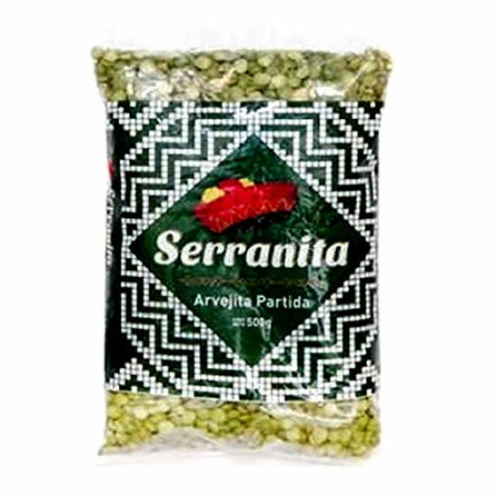 LA SERRANITA - GREEN SPLIT PEA, BAG X 500 GR