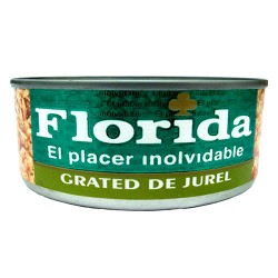 FLORIDA -  CANNED "JUREL" FISH - GRATED , CAN  X 170 GR