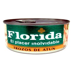 FLORIDA - PIECES OF TUNA CANNED FISH , CAN x 170 GR
