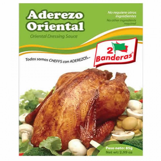 2 BANDERAS - ORIENTAL PERUVIAN DRESSING SAUCE, SACHET x 85 GR