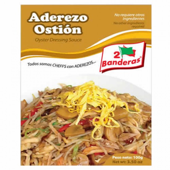 2 BANDERAS - OYSTER DRESSING SAUCE, SACHET x 100 GR