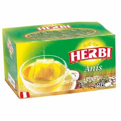 HERBI ANISE - INFUSIONS TEA PERU, BOX OF 25 UNITS