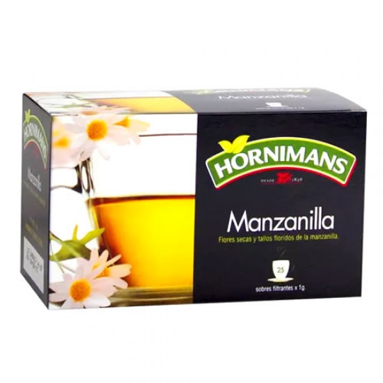 HORNIMANS - CHAMOMILE INFUSION TEA PERU,BOX OF 25 TEA BAGS