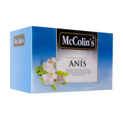 MCCOLIN'S - ANISE INFUSION TEA PERU, BOX OF 25 TEA BAGS