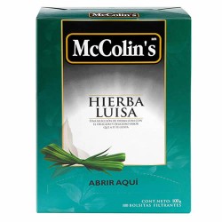 MCCOLIN'S - LEMON VERBENA INFUSION TEA , BOX OF 100 TEA BAGS