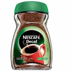 NESCAFE - PERUVIAN DECAFFEINATED COFFEE , JAR X 120 GR