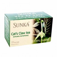 SUNKA - CAT'S CLAW TEA INFUSIONS , BOX OF 25 TEA BAGS