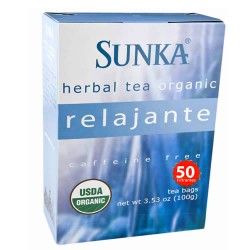 SUNKA RELAJANTE - TEA INFUSIONS , BOX OF 50 TEA BAGS