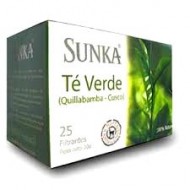 SUNKA - GREEN TEA INFUSION PERU, BOX OF 25 TEA BAGS