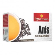 WAWASANA - ANISE HERBAL INFUSION PERU, BOX OF 25 FILTERS  BAG 