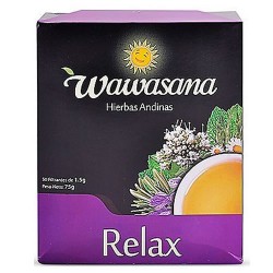 WAWASANA RELAX - TEA INFUSION , BOX OF 50 TEA BAGS