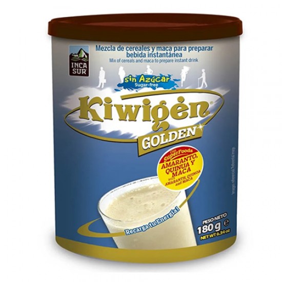 KIWIGEN GOLDEN  - PERUVIAN ENERGIZER DRINK , NO SUGAR X 180 GR