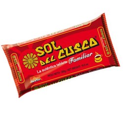 SOL DEL CUSCO - CHOCOLATE TABLET TO CUP , TABLET X 90 GR