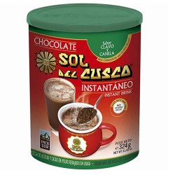 SOL DEL CUSCO - INSTANT CHOCOLATE DRINK WITH CINNAMON & CLOVE , CAN X 324 GR