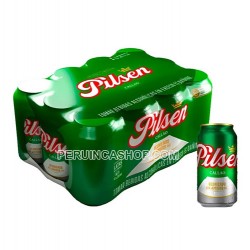 PILSEN CALLAO - PERUVIAN BEER, PACK X 12 CANS , 355 ml / 12 oz