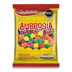  AMBROSOLI - AMBROSIA JELLY GUMS CARAMELS CANDIES X 500 GR