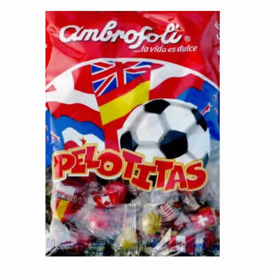 AMBROSOLI - PELOTITAS CANDIES CARAMELS MIXED FLAVORS  280 GR X 80 UNIT