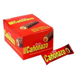 CAÑONAZO - PERU STUFFED CHOCOLATE BAR, BOX OF 24 UNITS