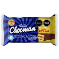 CHOCMAN - CHOCOLATE SPONGE CAKE , BAG  X 6 UNITS