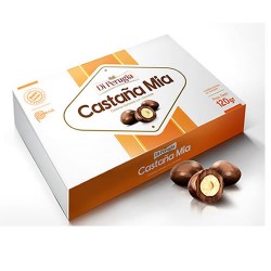 DI PERUGIA CASTAÑA MIA - CHESTNUTS BATHED WITH CHOCOLATE , BOX OF 120 GR