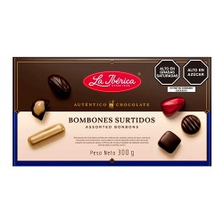 LA IBERICA - PERU CHOCOLATE ASSORTMENT BONBONS - BOX OF 300 GR