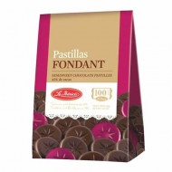 LA IBERICA - PERUVIAN CHOCOLATE " FONDANT " PILLS BOX OF 150 GR