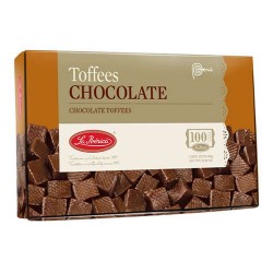LA IBERICA -  PERUVIAN CHOCOLATE TOFFEES , BOX OF 300 GR