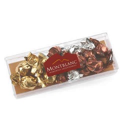 MONTBLANC - CHOCOLATE BONBONS WITH ASSORTED STUFFED ALMOND,PERU - BOX OF 12 UNITS