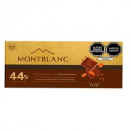 MONTBLANC - MILKY CHOCOLATE WITH ALMONDS 44% CACAO - TABLET X 190 GR