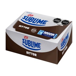 SUBLIME BITTER  - CHOCOLATE BITTER WITH PEANUT - BOX OF 20 UNITS 