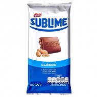 SUBLIME CLASSIC - MILK CHOCOLATE WITH PEANUT , TABLET X 100 GR