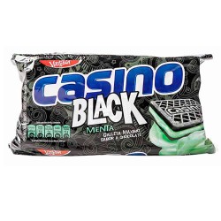 CASINO BLACK - CHOCOLATE COOKIES STUFFED WITH MINT CREAM FLAVOR -  BAG X 6 PACKETS