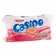 CASINO - COOKIES FILLED WITH STRAWBERRY CREAM -  BAG X 6 UNITS