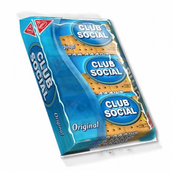 CLUB SOCIAL - SALTY CRACKERS COOKIES -  BAG X 6 UNITS