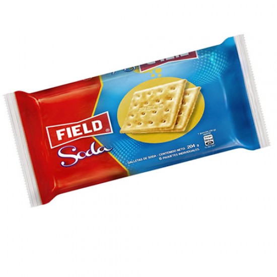 SODA FIELD - SALTY CRACKERS COOKIES - BAG X 6 UNITS