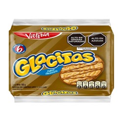 GLACITAS - COOKIES CHOCOLATE FLAVOR - BAG X 6 UNITS