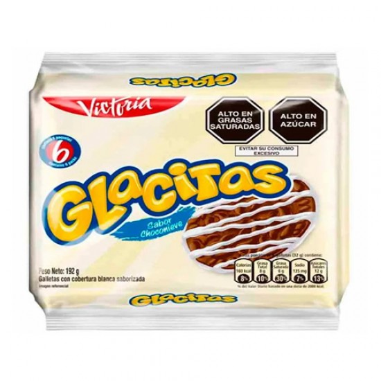 GLACITAS -  COOKIES CHOCONIEVE FLAVOR -  BAG X 6 UNITS