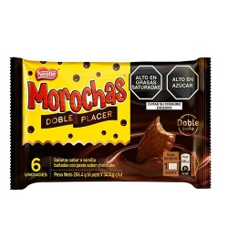 MOROCHAS - CHOCOLATE COOKIES BISCUITS,  BAG X 6 UNITS