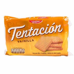 TENTACION -  VANILLA COOKIES - BAG  X 6 UNITS