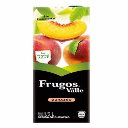 FRUGOS - NECTAR JUICE MADE OF PEACH TREE FRUIT , BOX OF 1 LITER