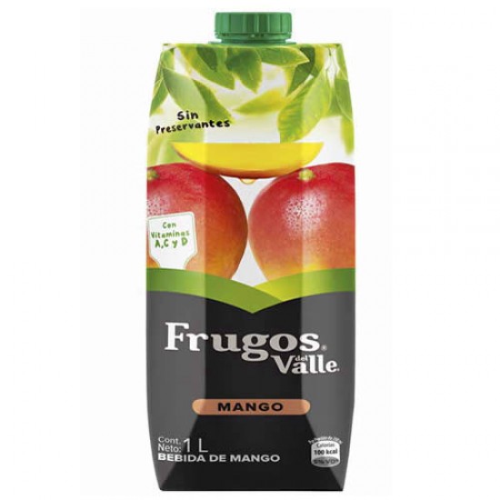 FRUGOS - NECTAR JUICE OF MANGO FRUIT , BOX OF 1 LITER 