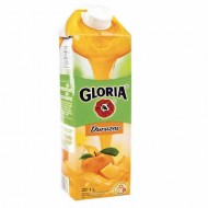 GLORIA - NECTAR JUICE MADE OF PEACH TREE FRUIT , BOX OF 1 LITER