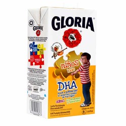 GLORIA  -  FRESH UHT MILK "KIDS " PERU, BOX OF1 LITER